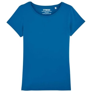 YTWOO Damen Basic T-Shirt aus 100% Baumwolle (Bio)