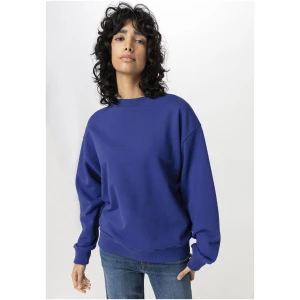 hessnatur Damen Sweatshirt Relaxed aus Bio-Baumwolle - blau - Größe 40
