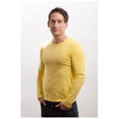 108 Degrees Longsleeve Shirt gelb GOTS