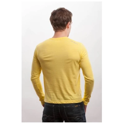 108 Degrees Longsleeve Shirt gelb GOTS
