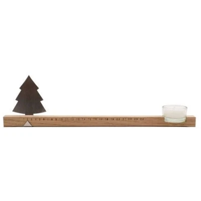 4betterdays Minimalistischer Adventskalender | mit Teelicht und Datumsanzeige