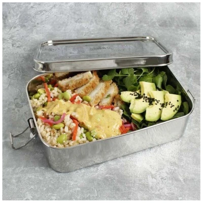 A Slice of Green Edelstahl Lunchbox auslaufsicher - Yanam