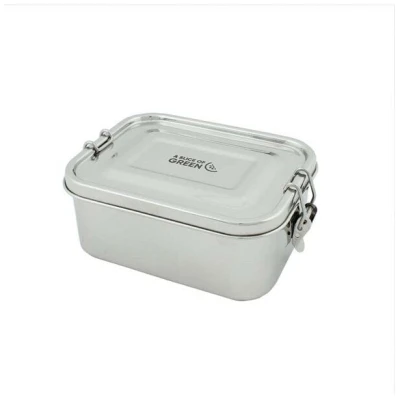 A Slice of Green Tiefe auslaufsichere Edelstahl Lunchbox- mit oder ohne Trenner