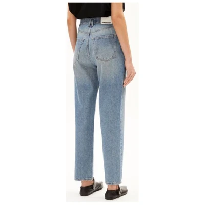 ARMEDANGELS AAIKALA DETAIL - Damen Jeans Straight Leg High Waist Bio-Baumwoll Mix Non-Stretch