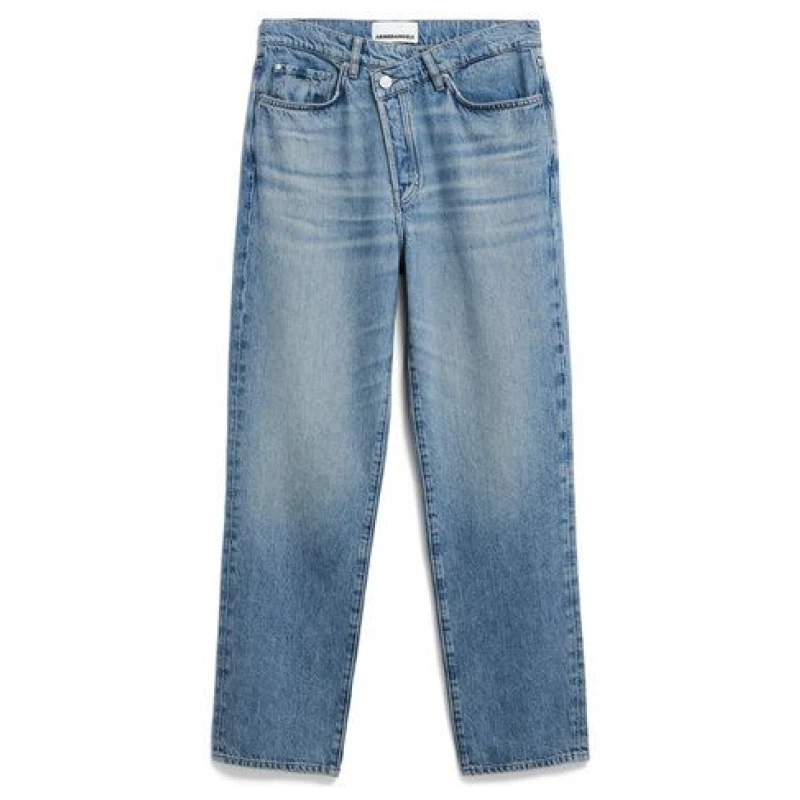 ARMEDANGELS AAIKALA DETAIL - Damen Jeans Straight Leg High Waist Bio-Baumwoll Mix Non-Stretch
