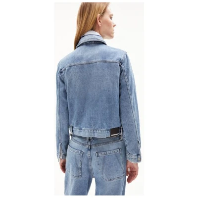 ARMEDANGELS BLUSONAA - Damen Jeansjacke Oversized Fit aus Bio-Baumwolle Mix