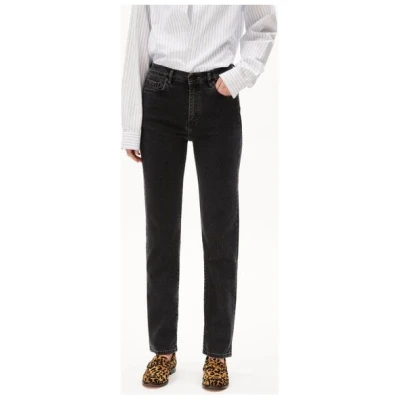 ARMEDANGELS CARENAA - Damen Jeans Straight Leg Mid Waist recycelter Baumwoll Mix Comfort-Stretch