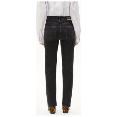 ARMEDANGELS CARENAA - Damen Jeans Straight Leg Mid Waist recycelter Baumwoll Mix Comfort-Stretch
