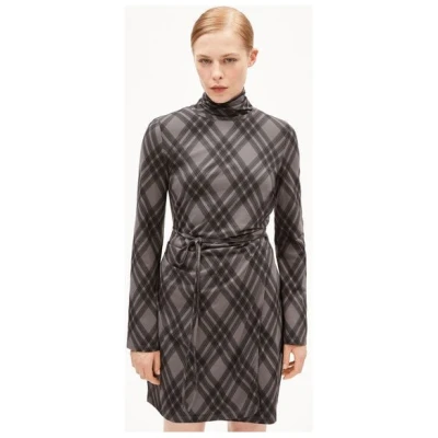 ARMEDANGELS CEETAA ARGYLE - Damen Jerseykleid Slim Fit aus Bio-Baumwoll Mix