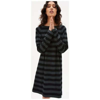 ARMEDANGELS DANIKAA STRIPE - Damen Jerseykleid Loose Fit aus Bio-Baumwolle