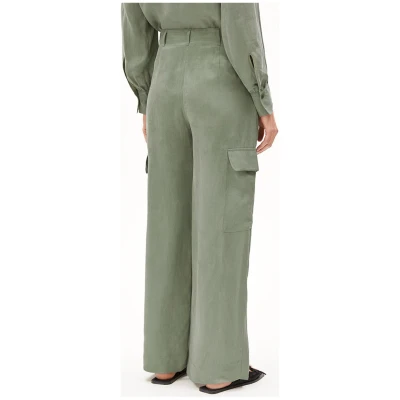ARMEDANGELS Damen vegan Catiaa Hose Grau Grün