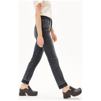 ARMEDANGELS Damen vegan Jeans Lejaani Licorice Grau