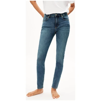 ARMEDANGELS Damen vegan Jeans Tilaa Tinted Blue