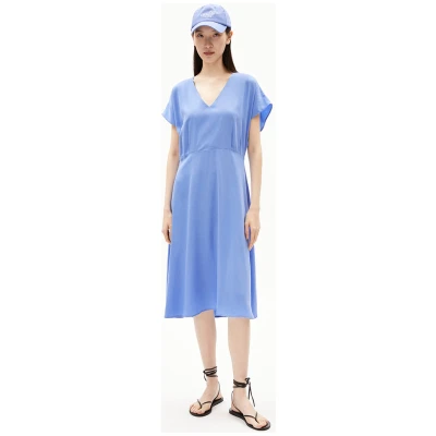 ARMEDANGELS Damen vegan Kleid Aalbine Blue Bloom