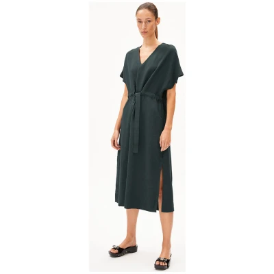 ARMEDANGELS Damen vegan Kleid Maahaliana Space Steel
