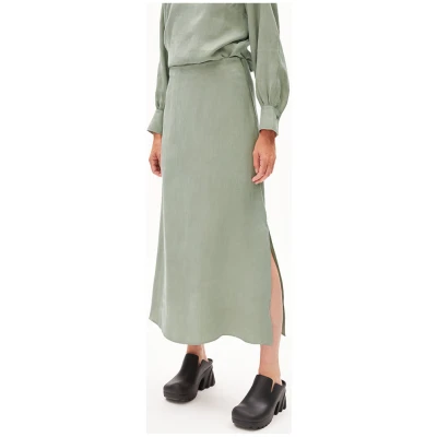 ARMEDANGELS Damen vegan Milajaa Rock Grau Grün