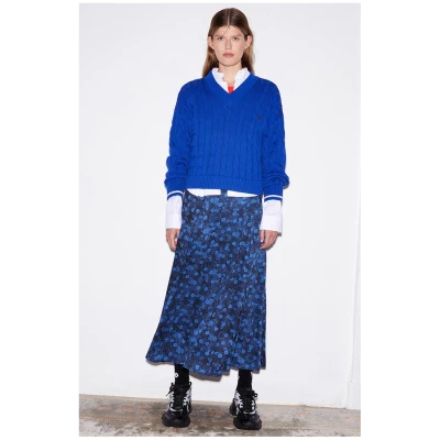 ARMEDANGELS Damen vegan Rock Mikassami Blau