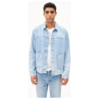 ARMEDANGELS EVAAN - Herren Jeansjacke aus Bio-Baumwoll Mix