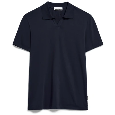 ARMEDANGELS Herren vegan Braan Poloshirt Nachthimmel