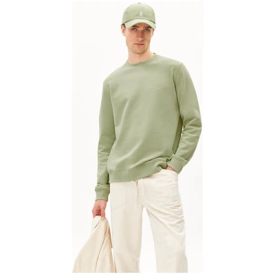 ARMEDANGELS Herren vegan Sweatshirt Baaro Matcha