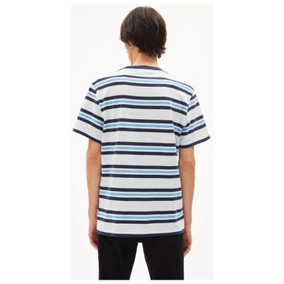 ARMEDANGELS MAARKOS MULTIC. STRIPES - Herren T-Shirt Relaxed Fit aus Bio-Baumwoll Mix