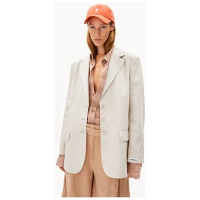 ARMEDANGELS PAULILAA LINO HEAVY - Damen Blazer Loose Fit aus Leinen-Mix