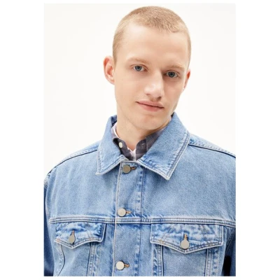 ARMEDANGELS TRAAKA - Herren Jeansjacke aus recycelter Baumwolle