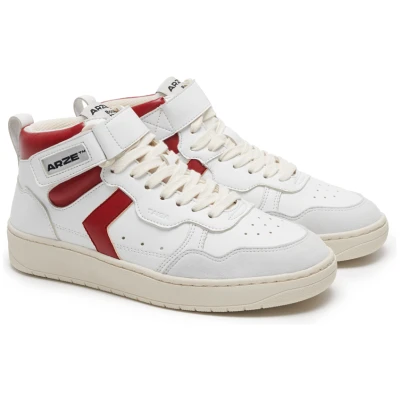 ARZE Herren vegan Taiga Hi Sneaker Rot