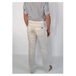 Aatise Herren Leinenhose aus 100% Leinen offwhite Zanzibar