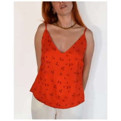 Aatise Zuvy Spaghettiträger Tank Top bedruckt 100% Ecovero