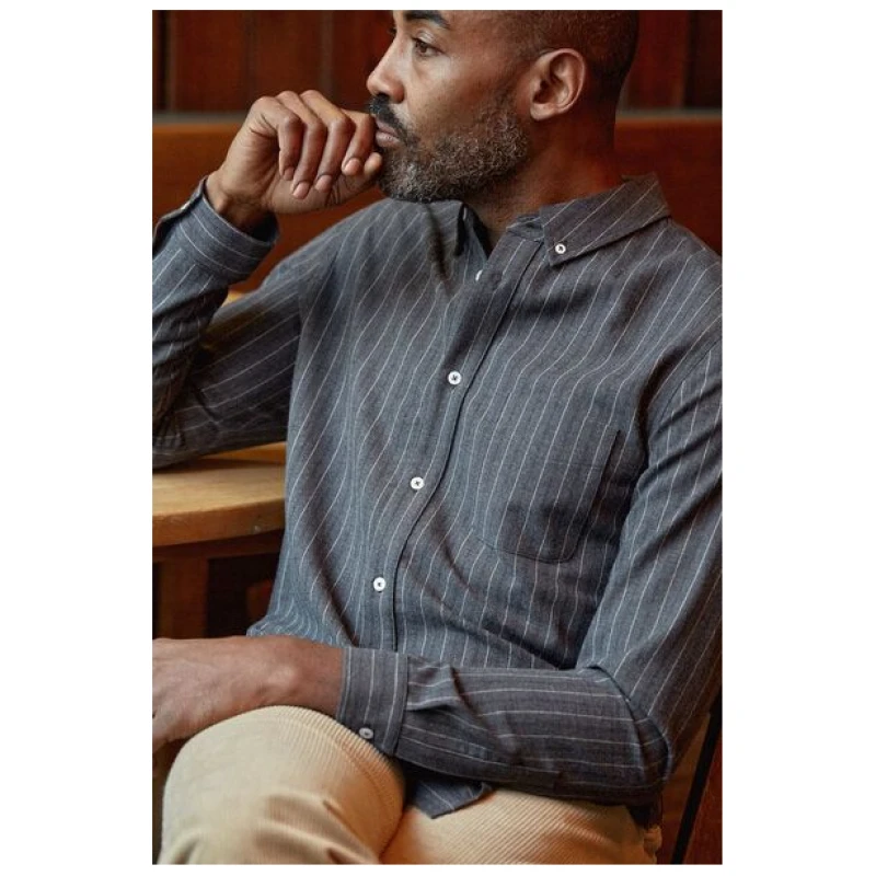 About Companions Button-Down Hemd KEN aus Bio-Baumwollflannell