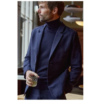 About Companions Entspannter Blazer ENVER aus nachhaltigem Winterleinengemisch