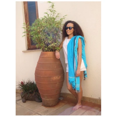 Africulture Kikoy Frottee Strandtuch, Sarong