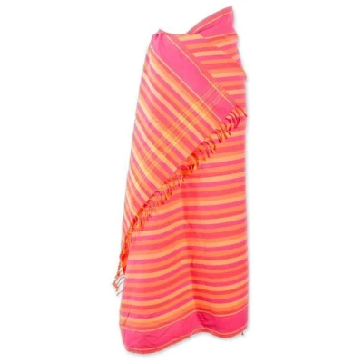 Africulture Kikoy Strandtuch, Sarong, gestreift