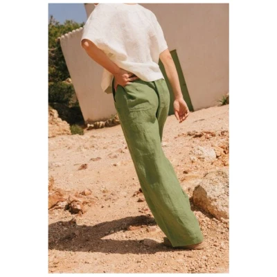 AmourLinen Barbora gerade Leinenhose