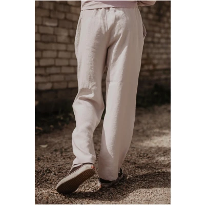 AmourLinen Herren vegan Leinenhose Adonis Creme
