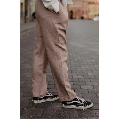 AmourLinen Herren vegan Leinenhose Adonis Senf