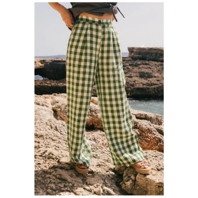 AmourLinen Klassische Leinenhose Lydia