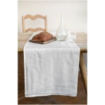 AmourLinen unisex vegan Tischläufer Aus Leinen In Creme