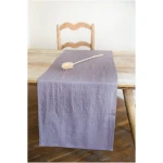 AmourLinen unisex vegan Tischläufer Aus Leinen In Staubigem Lavendel