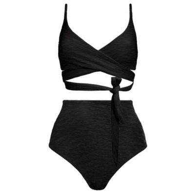 Anekdot Bikini Set Jacquard Lin Top + Core High Slip