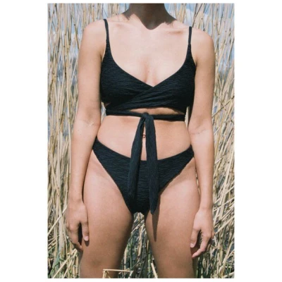 Anekdot Bikini Top Lin Jacquard