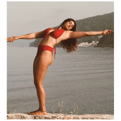 Anekdot Bikini Top Versatile Geranium