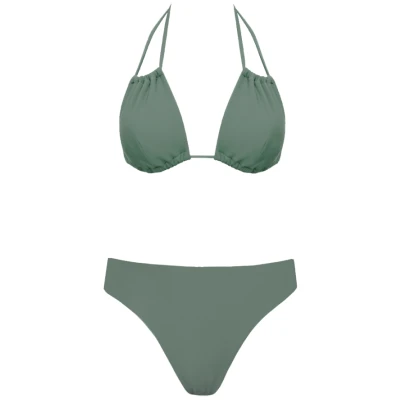 Anekdot Damen vegan Bikini Low Versatile + Skyline Slim Sage