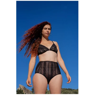 Anekdot Damen vegan Bralette Darling Schwarz Version 1