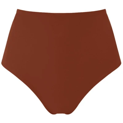Anekdot Damen vegan Core High Bikini Bottom Rust