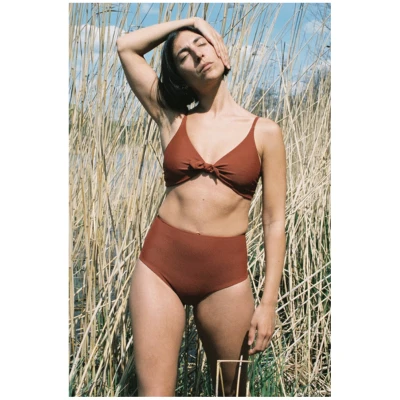 Anekdot Damen vegan Leona + Core High Bikini Rust