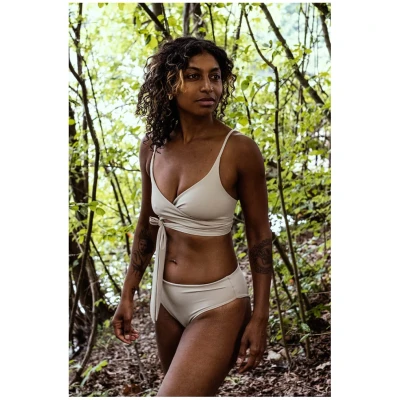 Anekdot Damen vegan Lin Bikini Top Mosaik