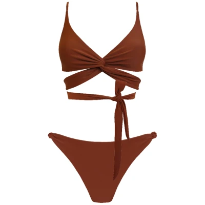 Anekdot Damen vegan Lin + Leona Bikini Rust