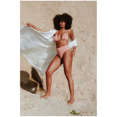 Anekdot Damen vegan Low Versatile + Skyline High Bikini Set Blush